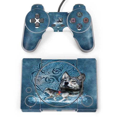 Brigid Ashwood Celtic Wolf PlayStation Classic Bundle Skin